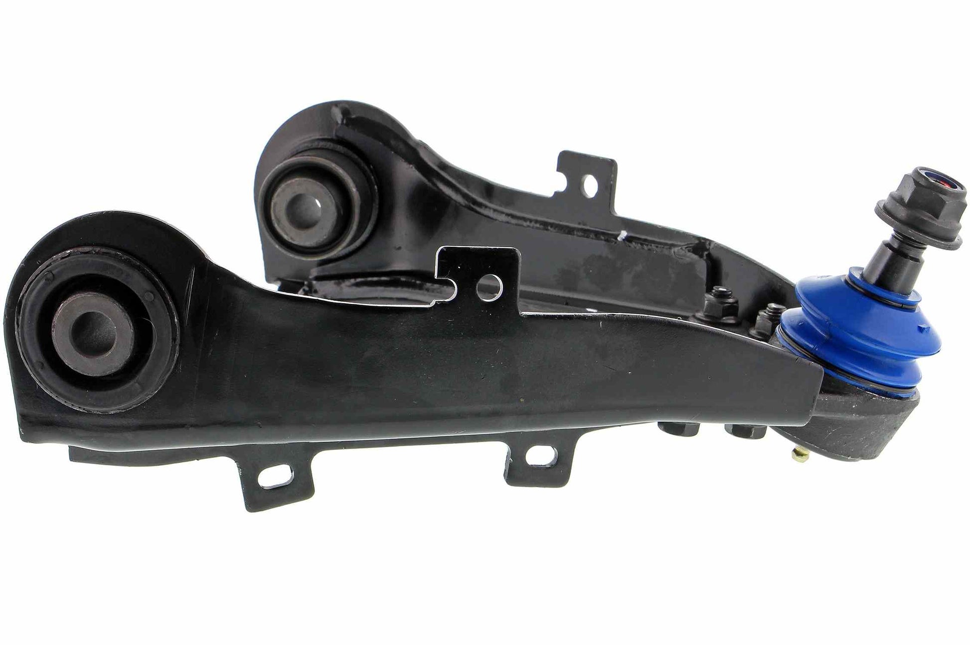 Side View of Front Upper Left Suspension Control Arm and Ball Joint Assembly MEVOTECH CMS50140