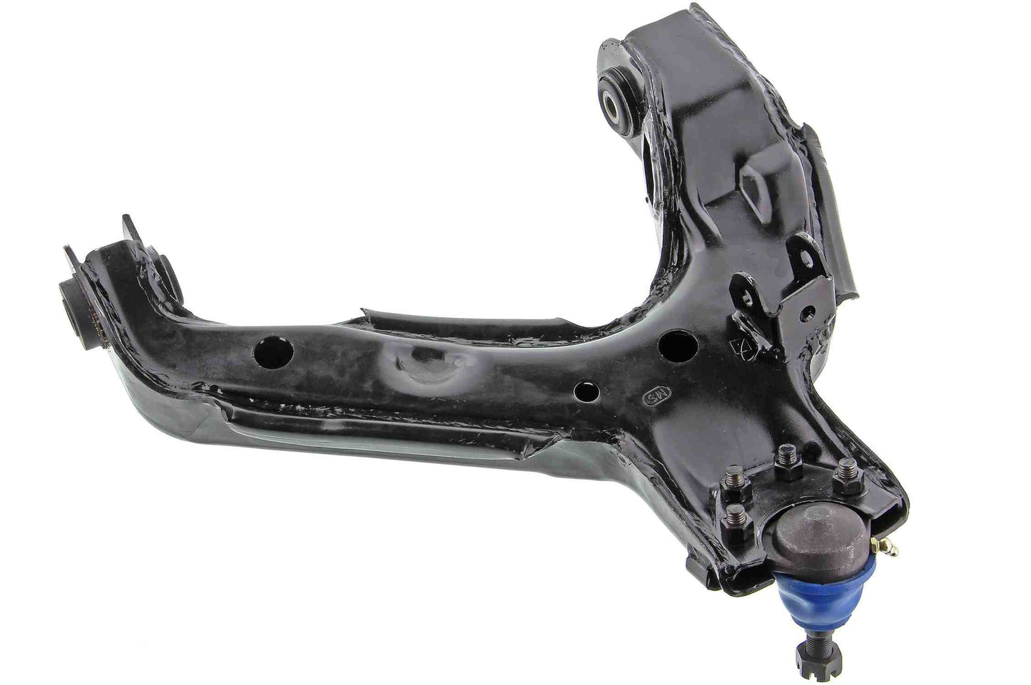 Back View of Front Left Suspension Control Arm and Ball Joint Assembly MEVOTECH CMS50146