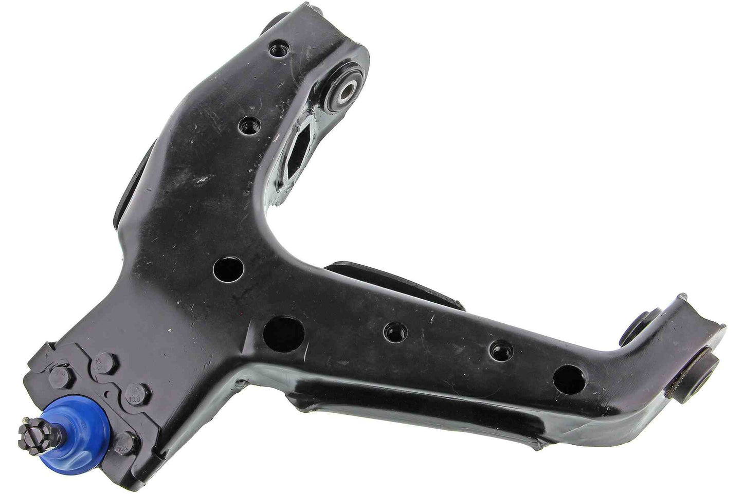 Front View of Front Left Suspension Control Arm and Ball Joint Assembly MEVOTECH CMS50146