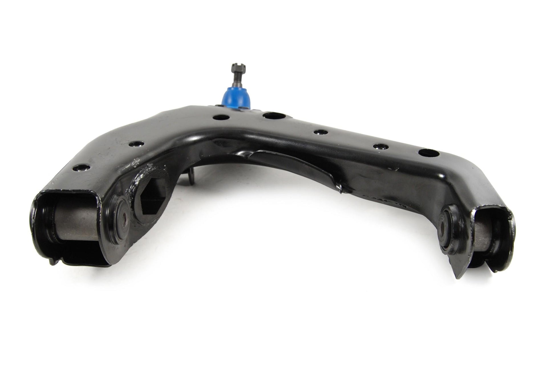 Angle View of Front Right Suspension Control Arm and Ball Joint Assembly MEVOTECH CMS50147