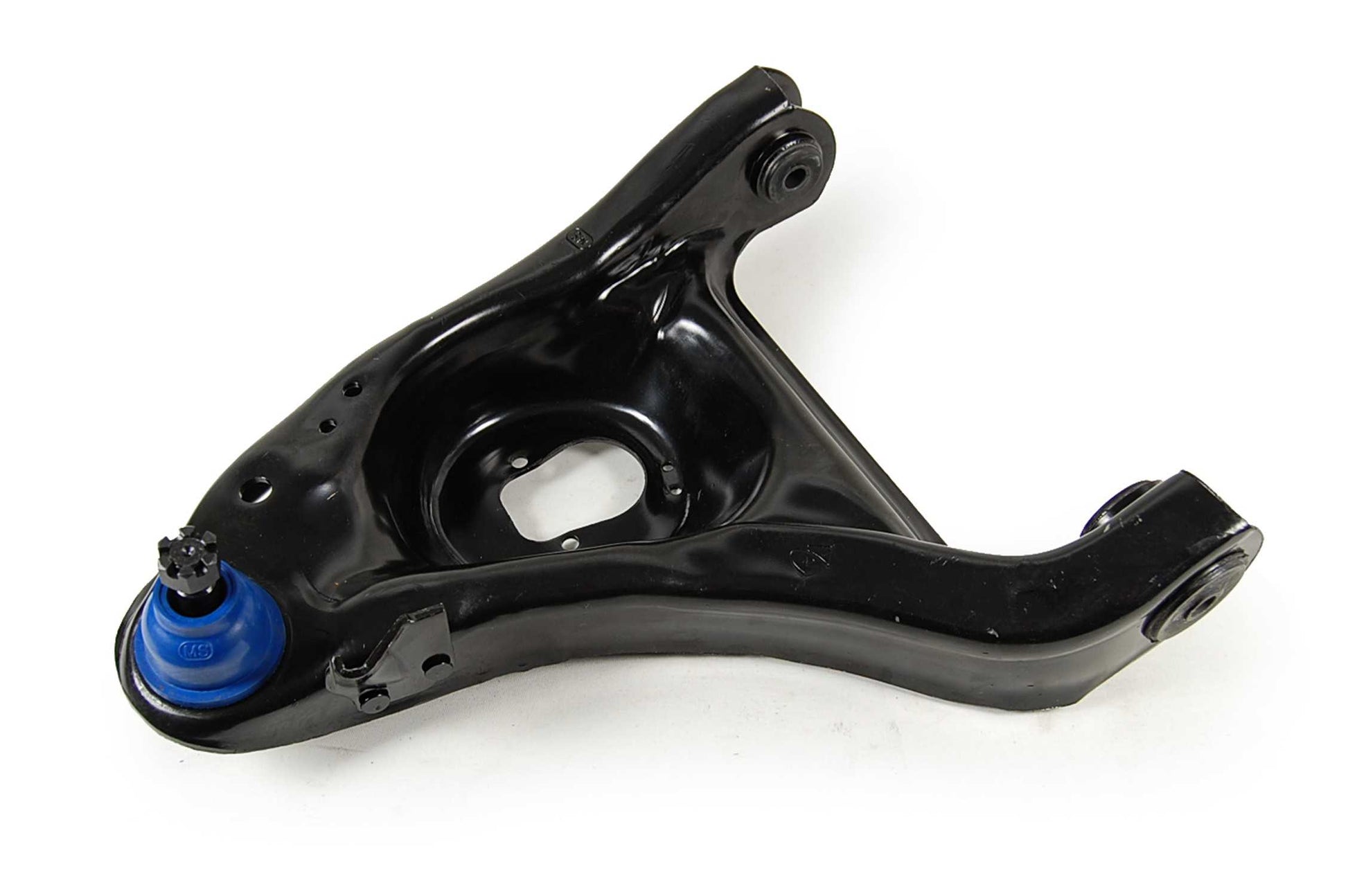 Front View of Front Left Suspension Control Arm and Ball Joint Assembly MEVOTECH CMS50150