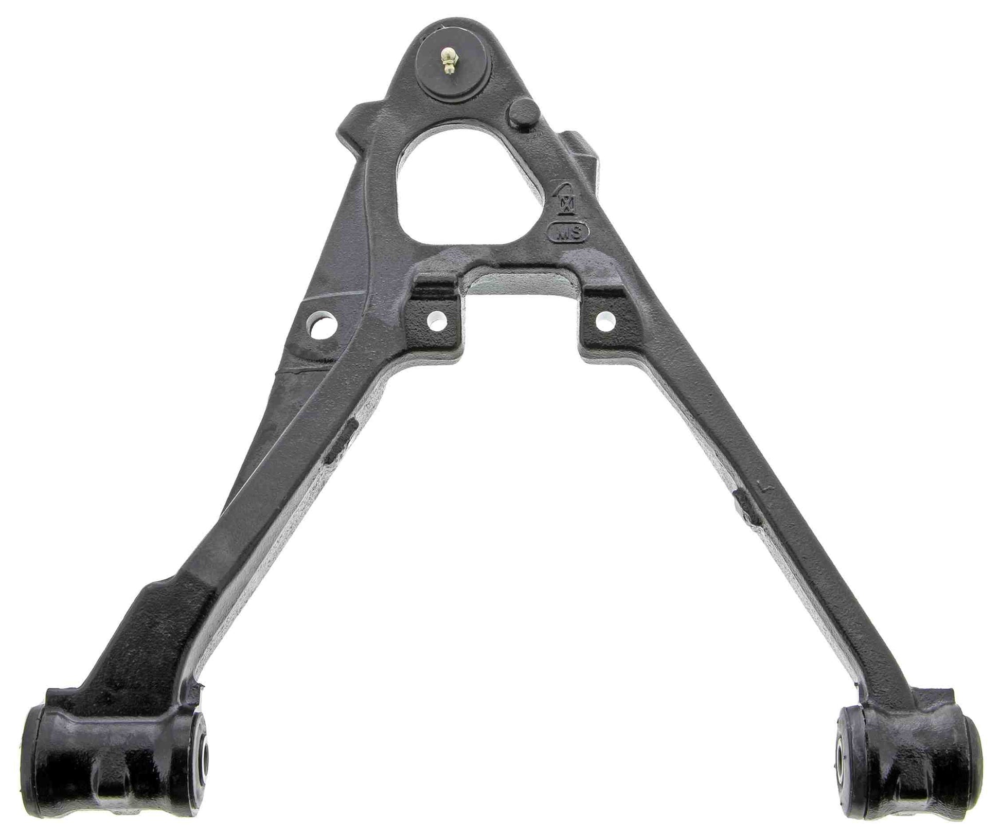 Back View of Front Left Suspension Control Arm and Ball Joint Assembly MEVOTECH CMS50152