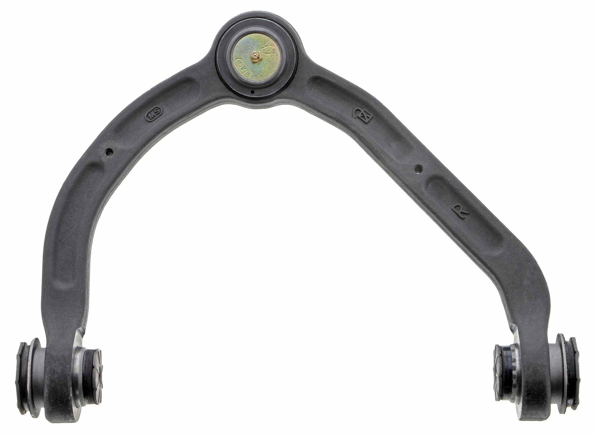 Back View of Front Upper Right Suspension Control Arm and Ball Joint Assembly MEVOTECH CMS50189