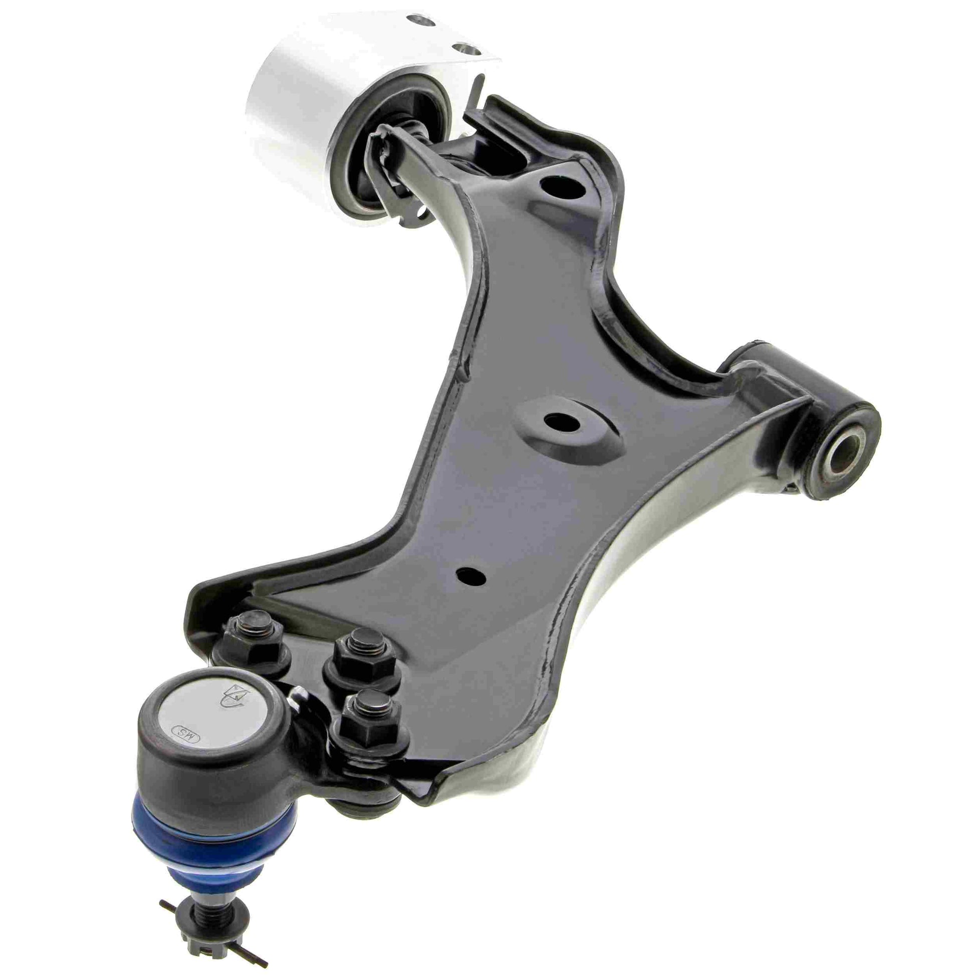 Back View of Front Left Suspension Control Arm and Ball Joint Assembly MEVOTECH CMS50198