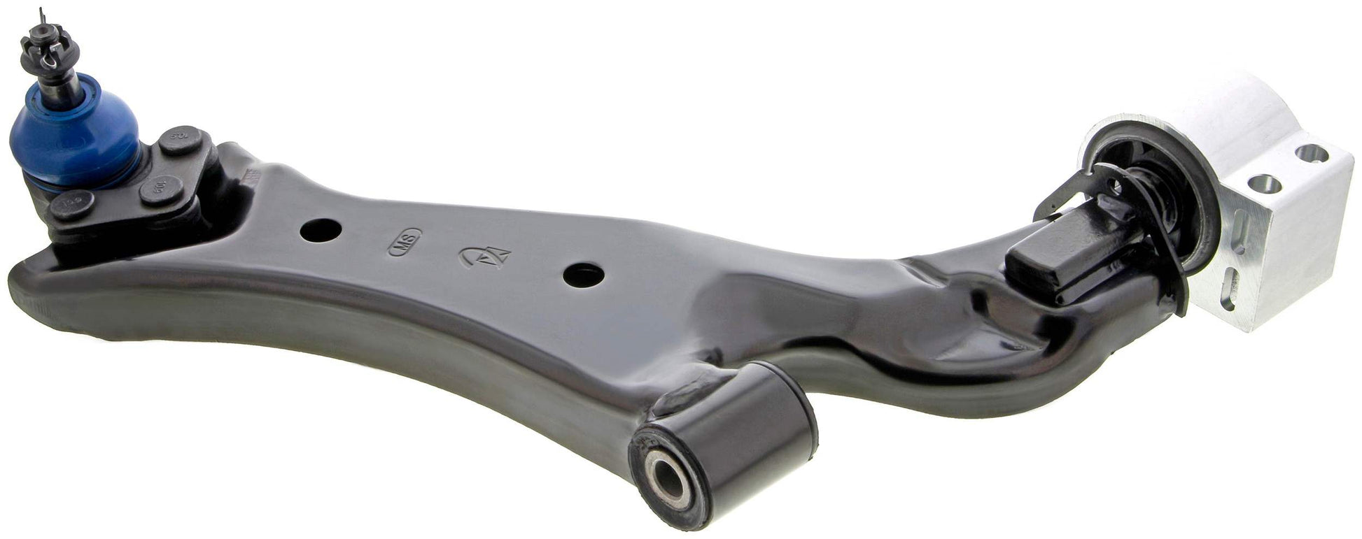 Side View of Front Right Suspension Control Arm and Ball Joint Assembly MEVOTECH CMS50199