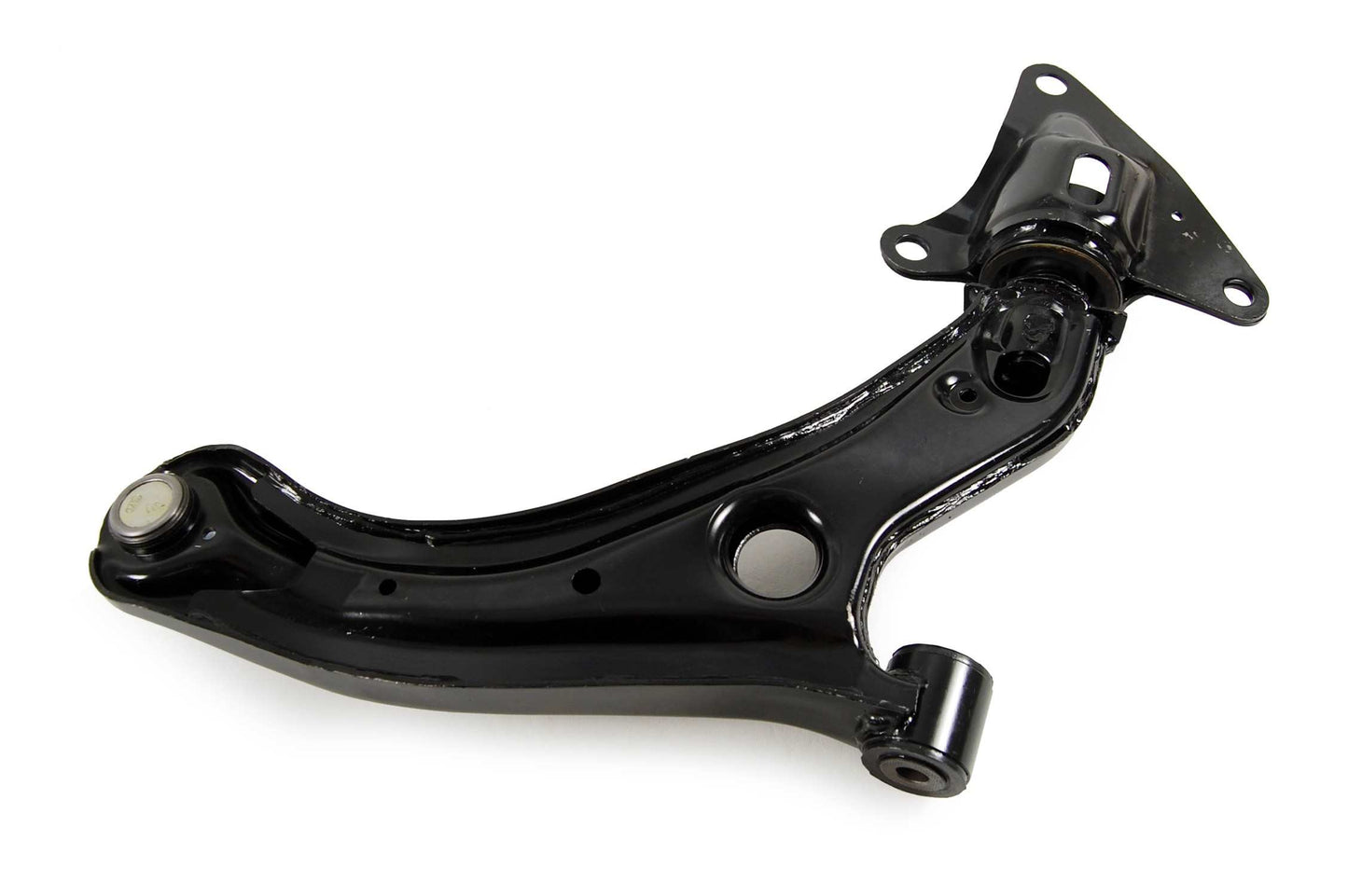 Back View of Front Left Suspension Control Arm and Ball Joint Assembly MEVOTECH CMS601009