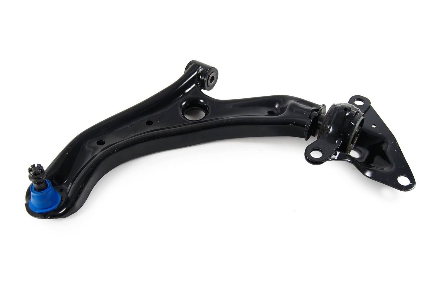 Front View of Front Left Suspension Control Arm and Ball Joint Assembly MEVOTECH CMS601009