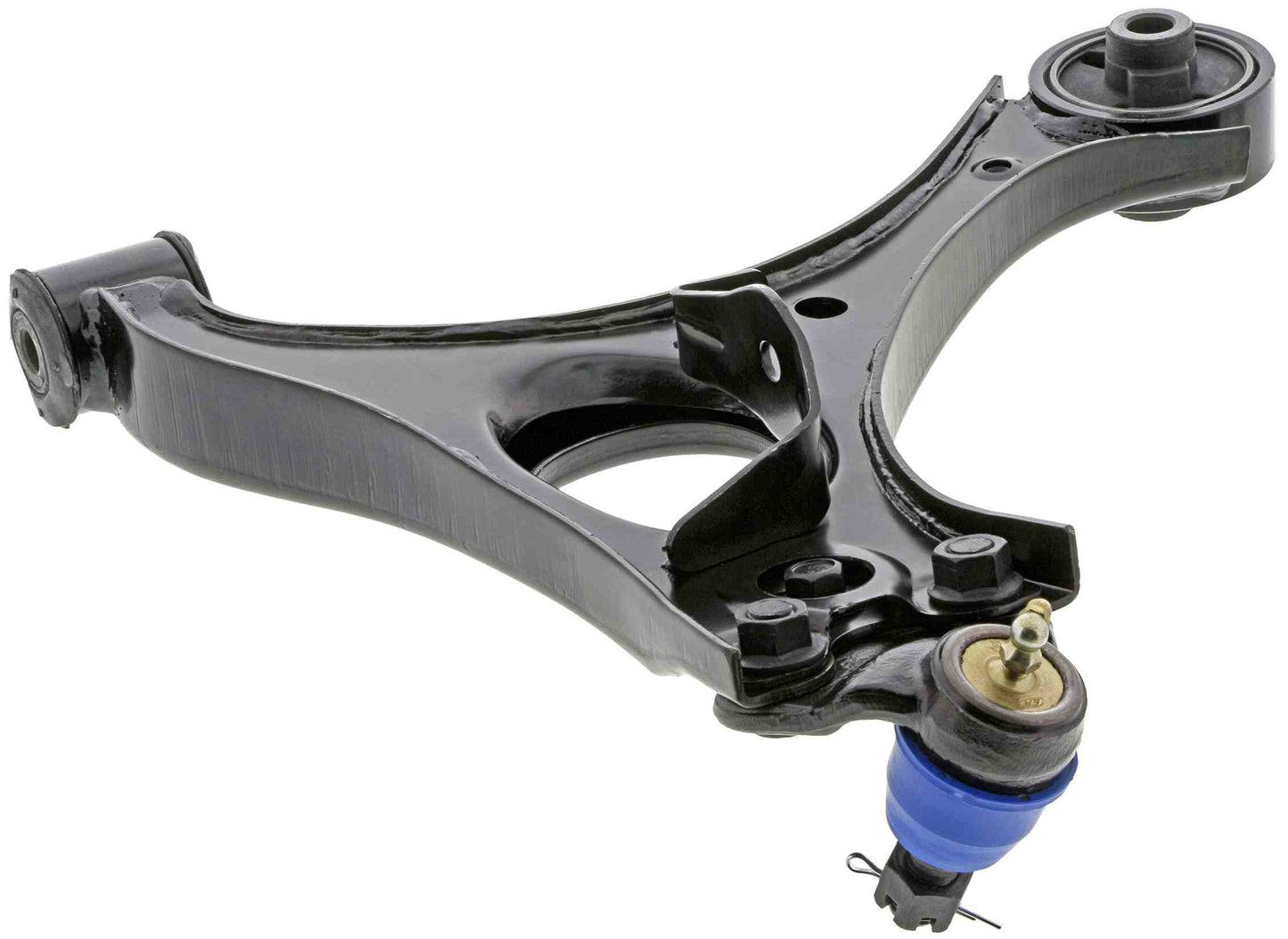 Back View of Front Left Suspension Control Arm and Ball Joint Assembly MEVOTECH CMS60100