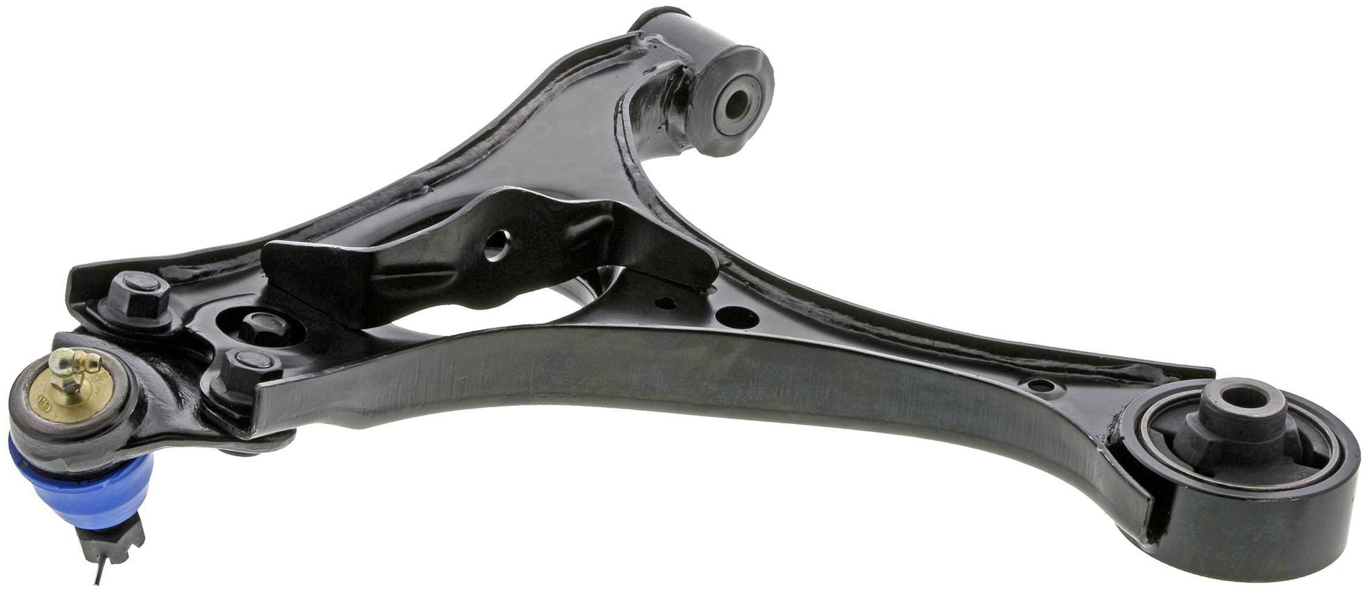 Bottom View of Front Left Suspension Control Arm and Ball Joint Assembly MEVOTECH CMS60100