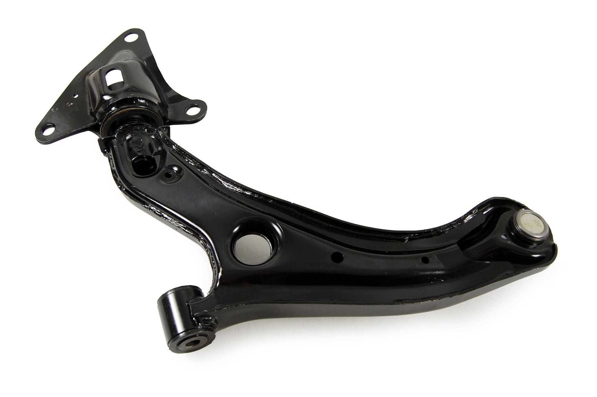 Back View of Front Right Suspension Control Arm and Ball Joint Assembly MEVOTECH CMS601010