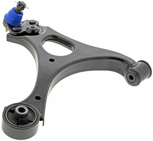 Angle View of Front Right Suspension Control Arm and Ball Joint Assembly MEVOTECH CMS60101