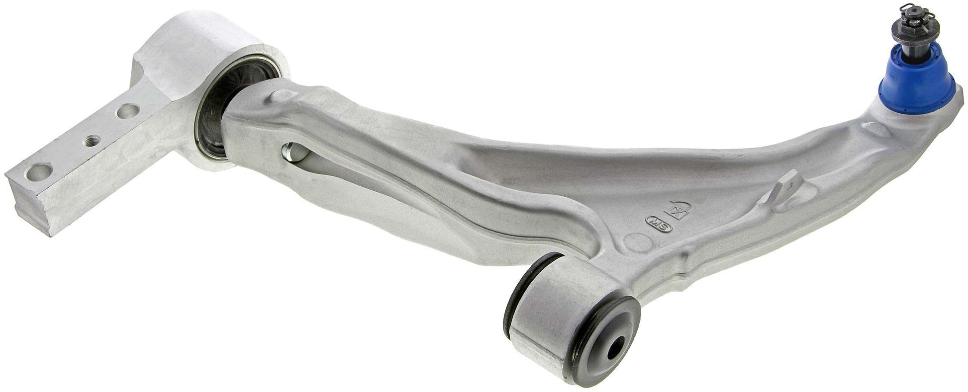 Side View of Front Left Suspension Control Arm and Ball Joint Assembly MEVOTECH CMS601025