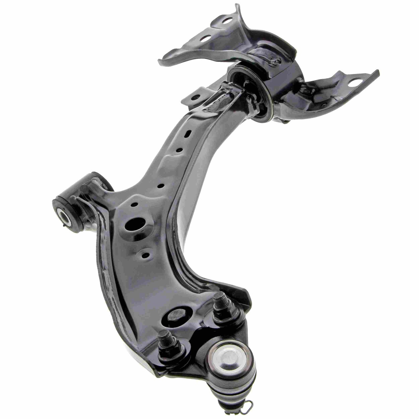 Back View of Front Right Suspension Control Arm and Ball Joint Assembly MEVOTECH CMS601042