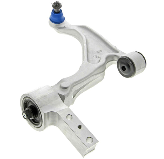 Angle View of Front Left Suspension Control Arm and Ball Joint Assembly MEVOTECH CMS601043