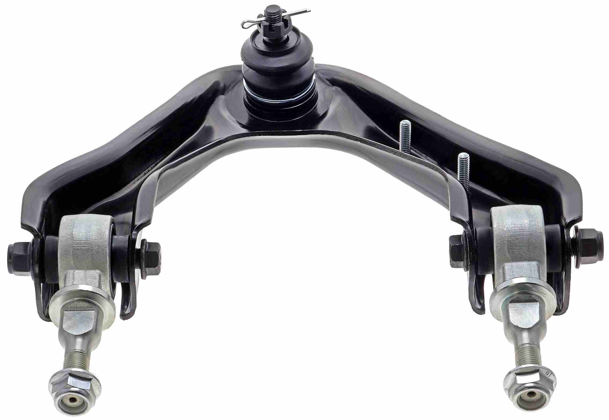 Angle View of Front Upper Left Suspension Control Arm and Ball Joint Assembly MEVOTECH CMS601047