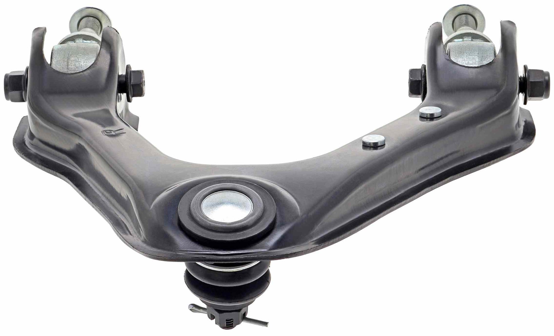 Bottom View of Front Upper Left Suspension Control Arm and Ball Joint Assembly MEVOTECH CMS601047