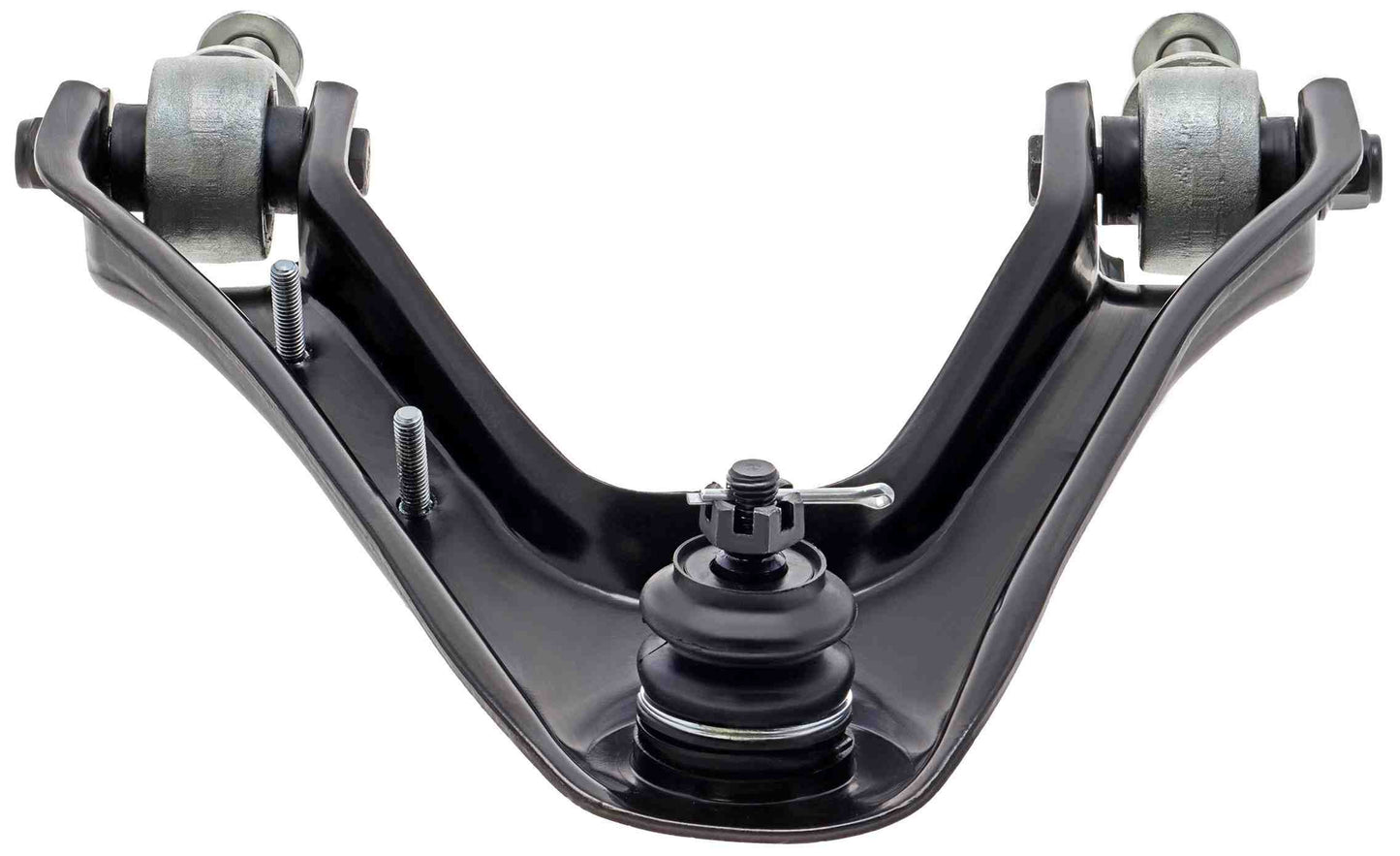 Front View of Front Upper Left Suspension Control Arm and Ball Joint Assembly MEVOTECH CMS601047