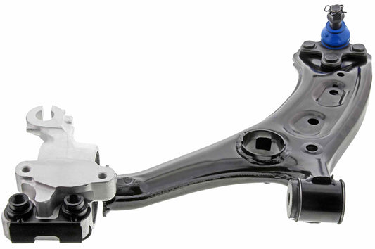 Angle View of Front Left Suspension Control Arm and Ball Joint Assembly MEVOTECH CMS601054