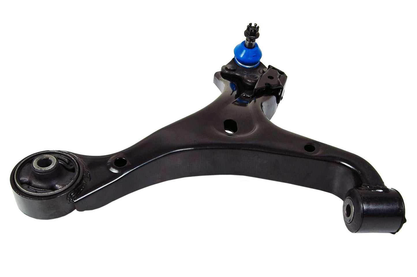 Angle View of Front Right Suspension Control Arm and Ball Joint Assembly MEVOTECH CMS601101