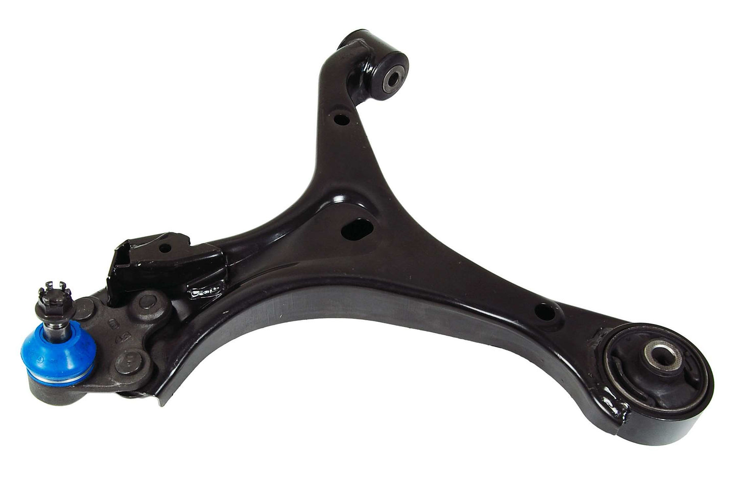 Front View of Front Right Suspension Control Arm and Ball Joint Assembly MEVOTECH CMS601101