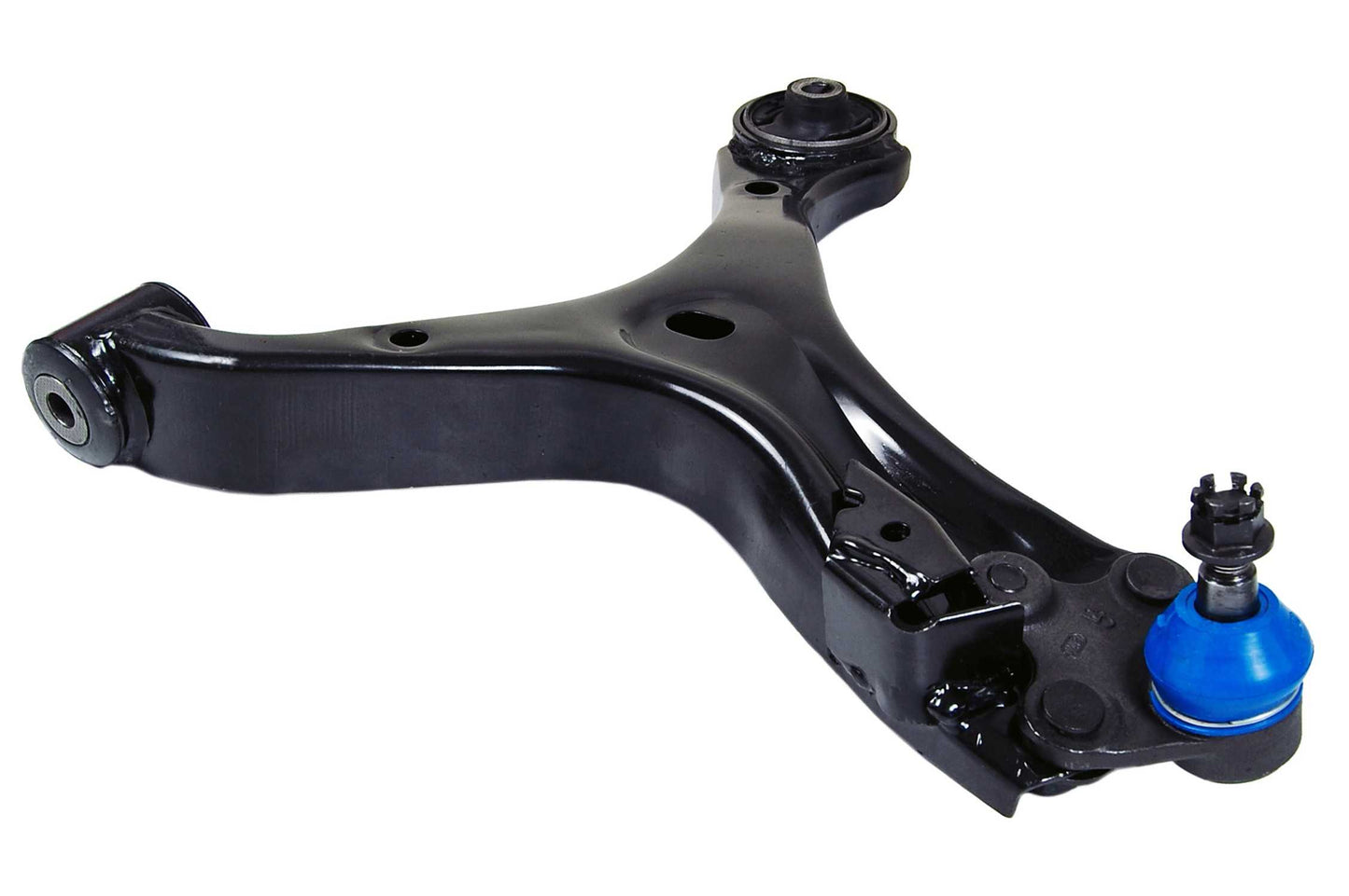 Side View of Front Right Suspension Control Arm and Ball Joint Assembly MEVOTECH CMS601101