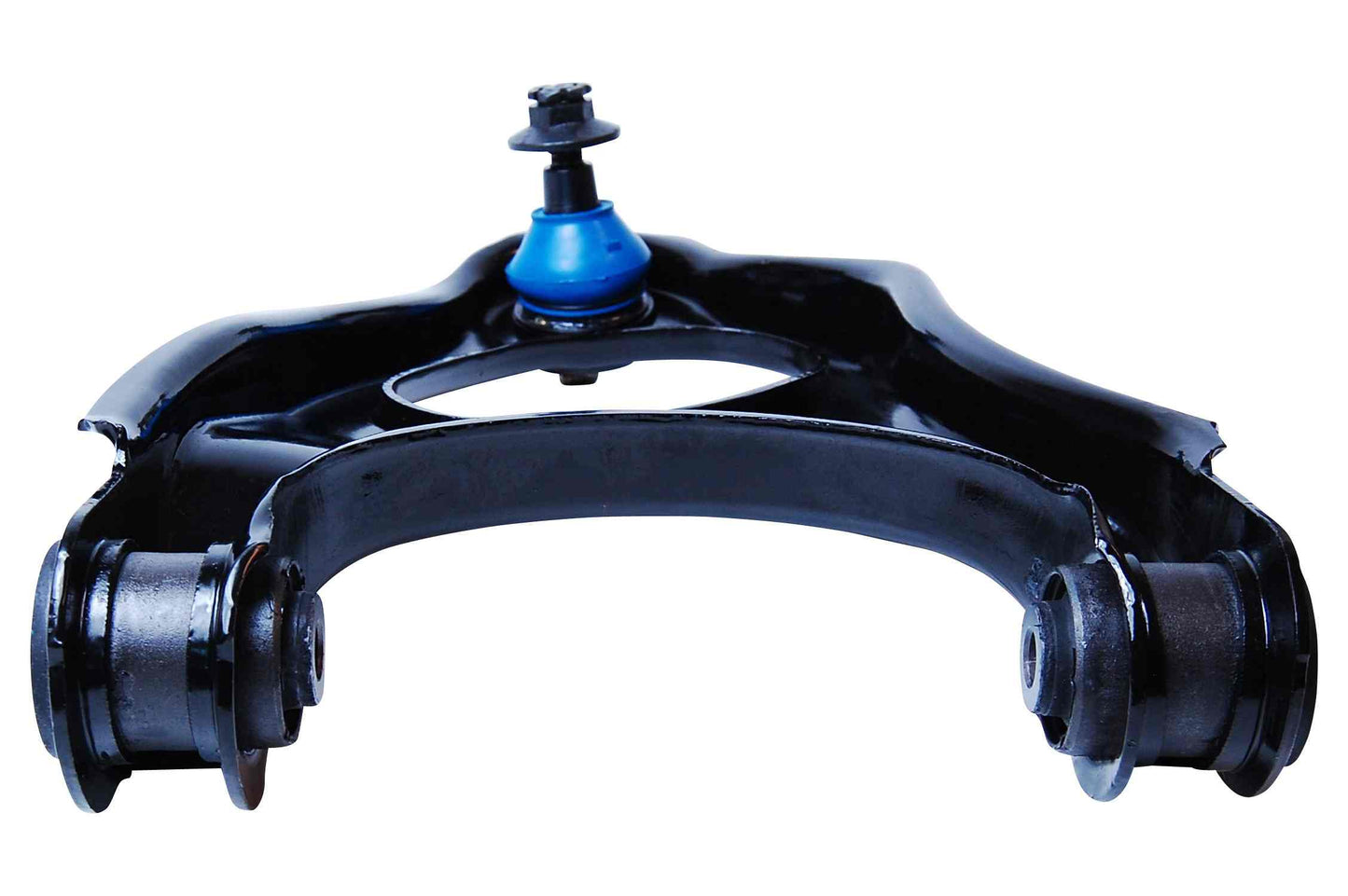 Angle View of Rear Upper Right Suspension Control Arm and Ball Joint Assembly MEVOTECH CMS601112