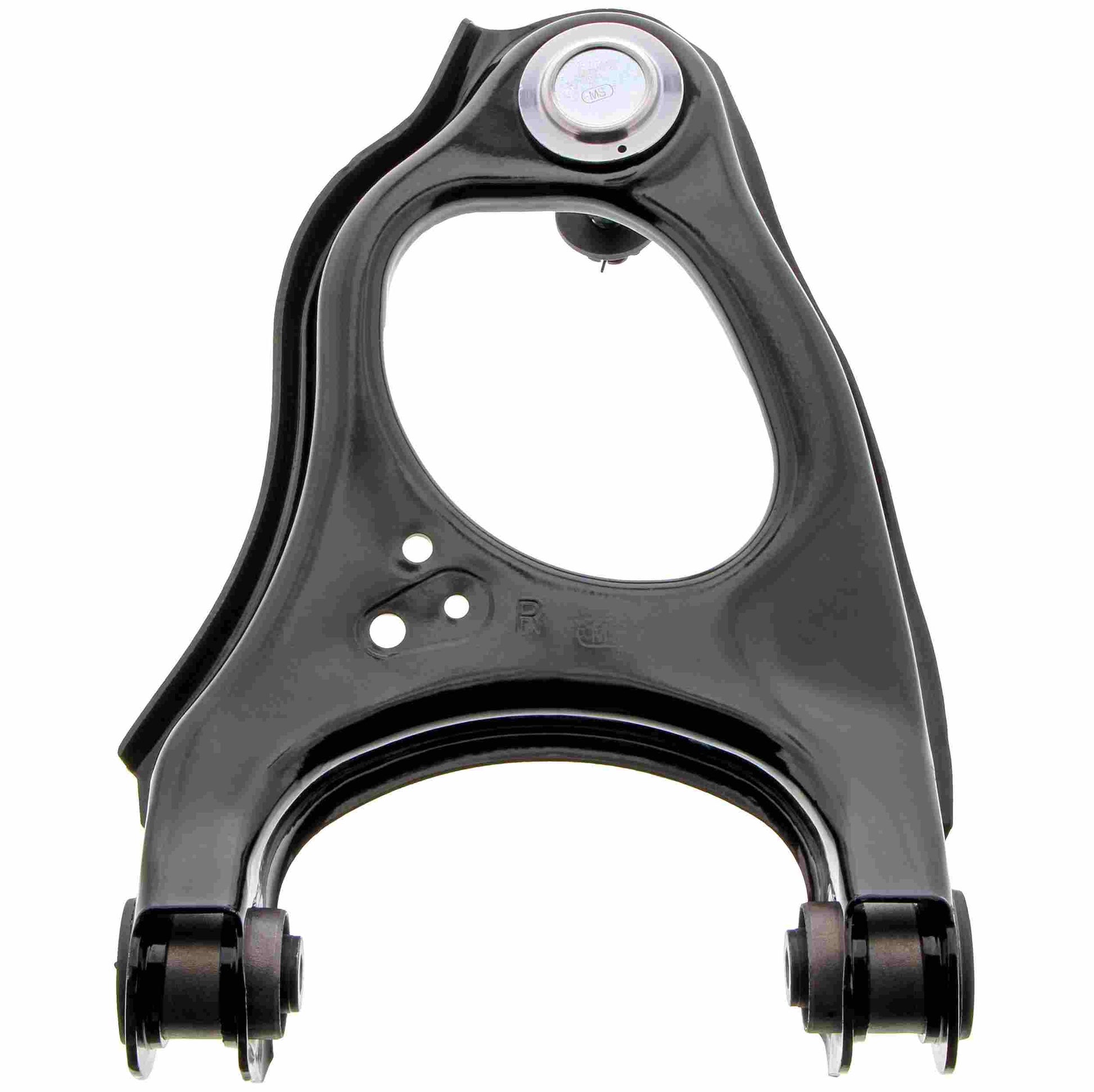 Back View of Rear Upper Right Suspension Control Arm and Ball Joint Assembly MEVOTECH CMS601112