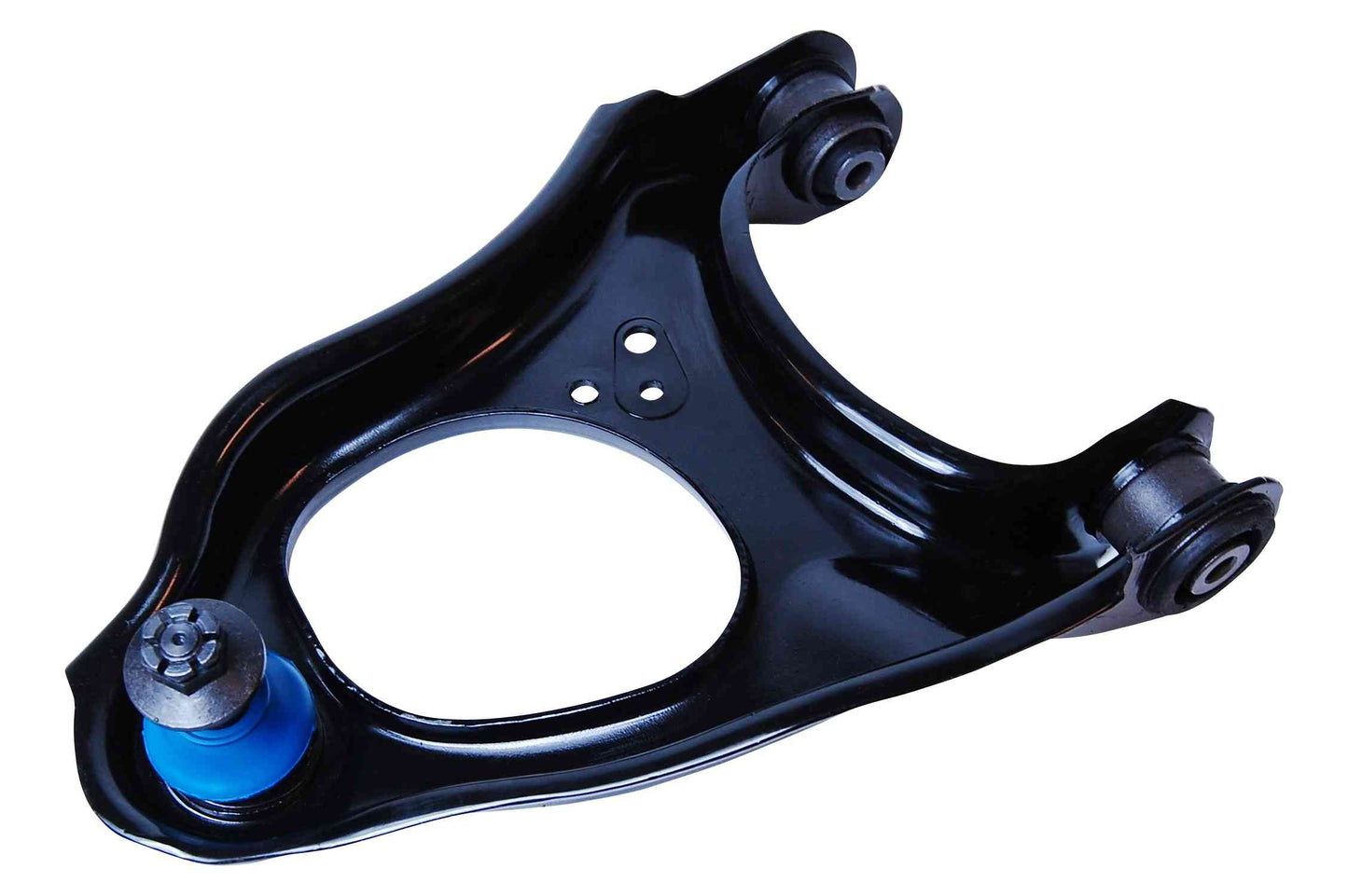 Front View of Rear Upper Right Suspension Control Arm and Ball Joint Assembly MEVOTECH CMS601112