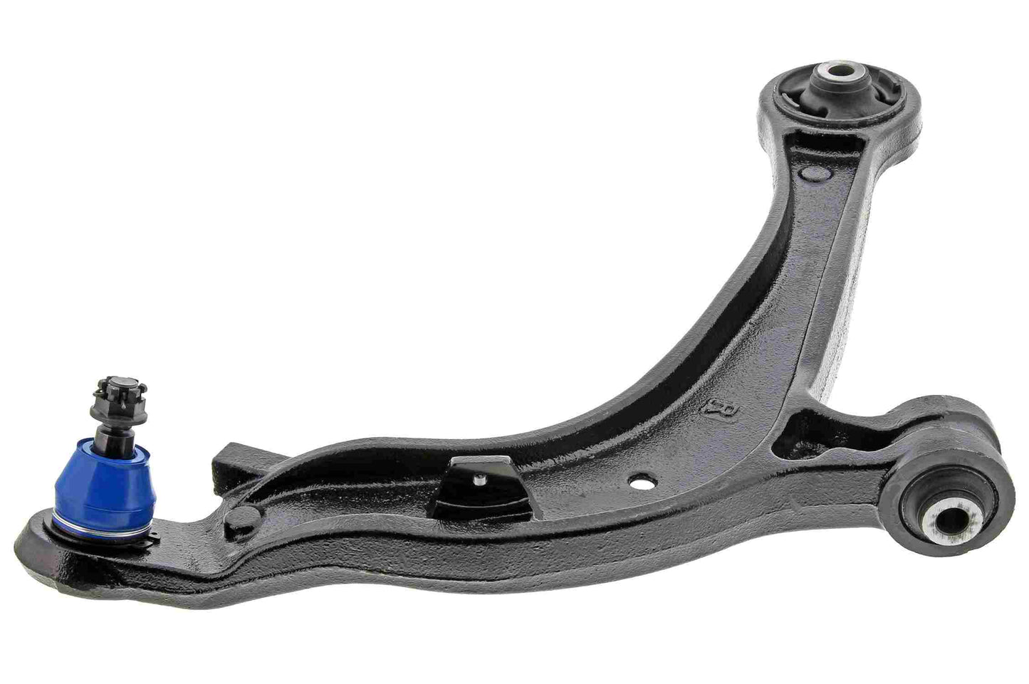 Side View of Front Right Suspension Control Arm and Ball Joint Assembly MEVOTECH CMS601119