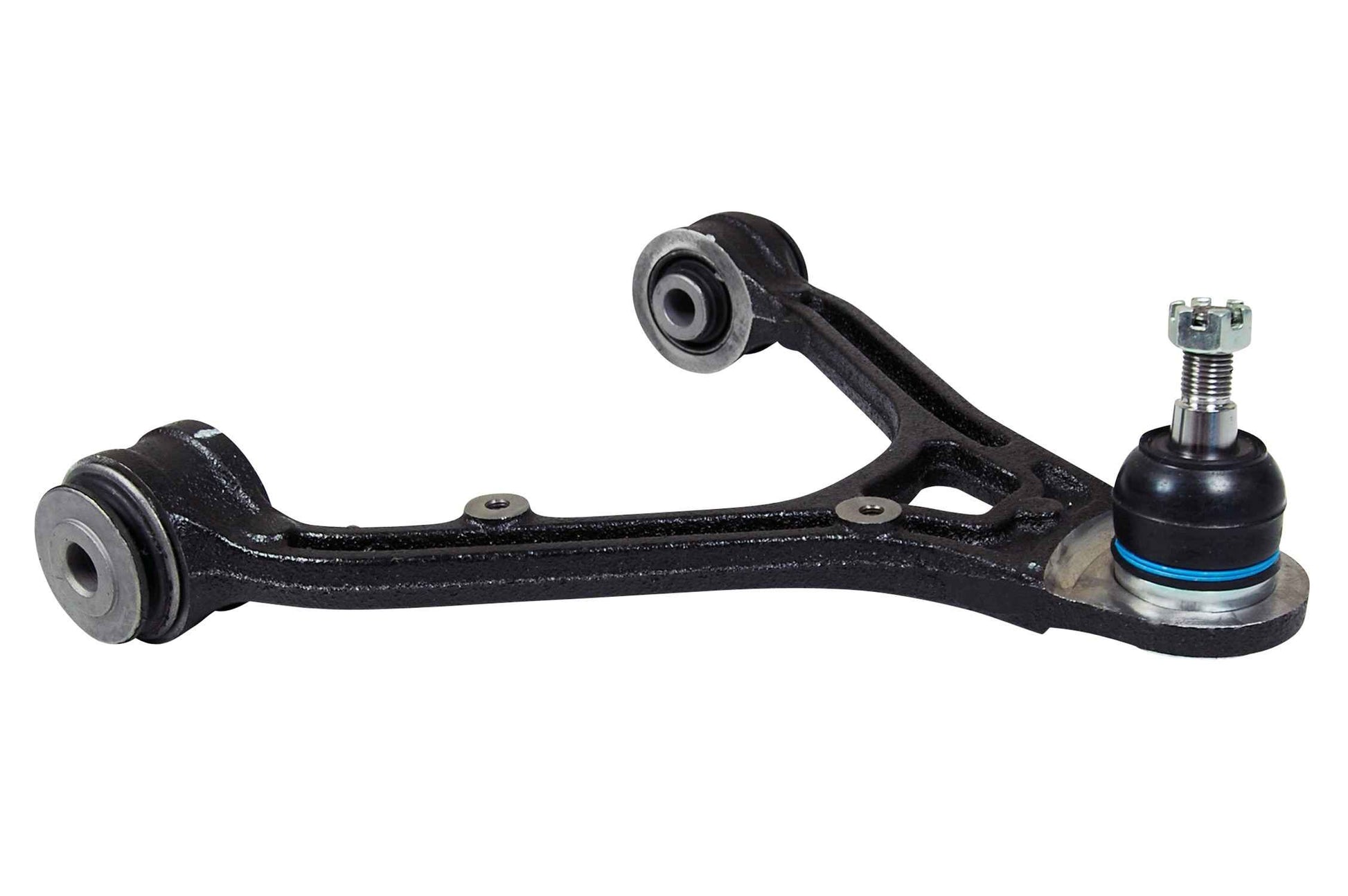 Side View of Front Upper Right Suspension Control Arm and Ball Joint Assembly MEVOTECH CMS601127