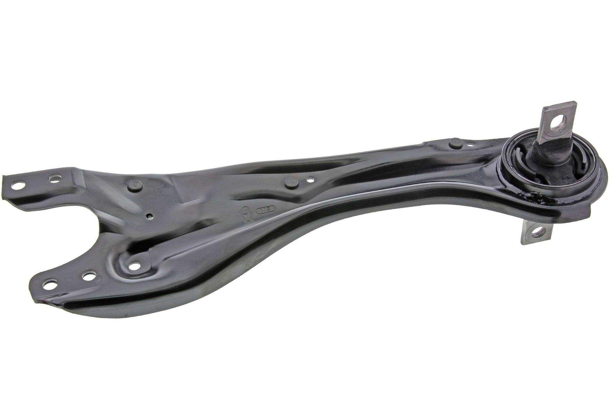 Front View of Rear Left Suspension Trailing Arm MEVOTECH CMS601137