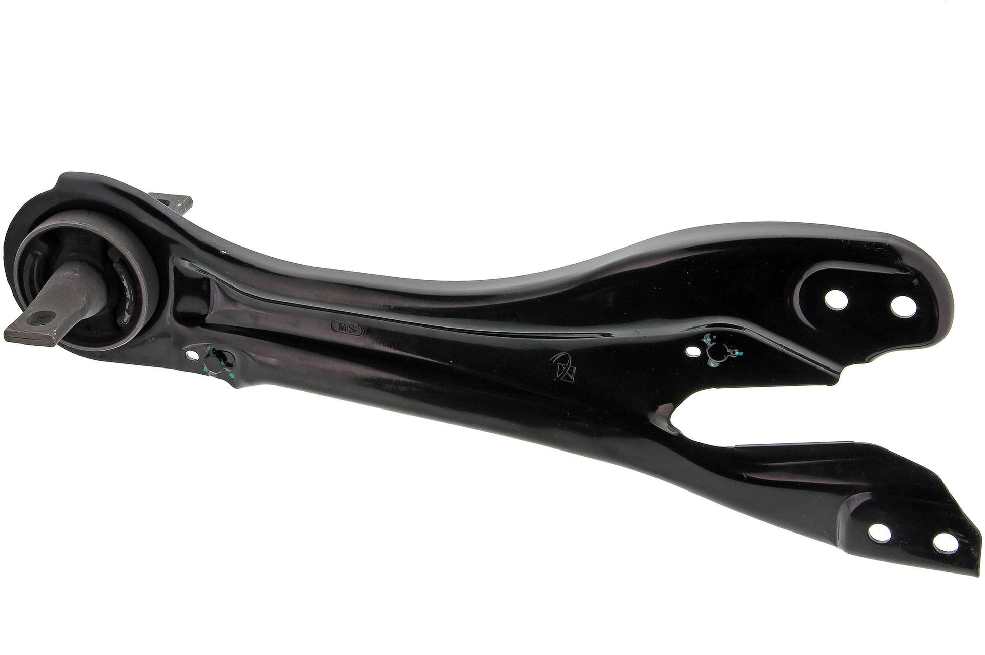 Front View of Rear Left Suspension Trailing Arm MEVOTECH CMS601147