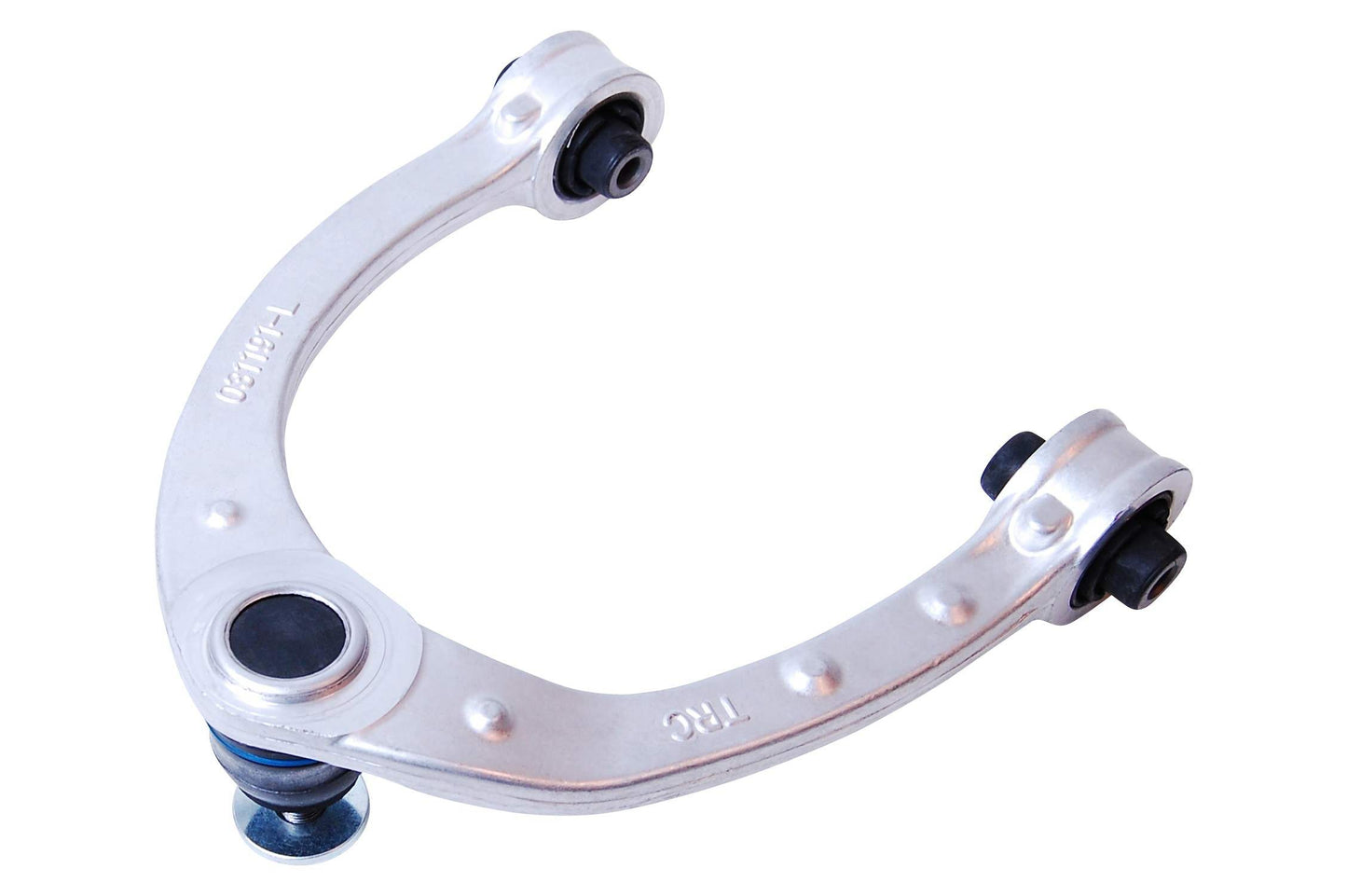 Back View of Front Upper Left Suspension Control Arm and Ball Joint Assembly MEVOTECH CMS601148