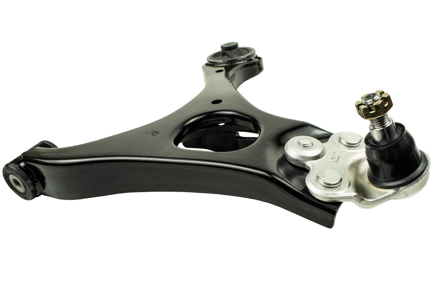 Side View of Front Right Suspension Control Arm and Ball Joint Assembly MEVOTECH CMS601190