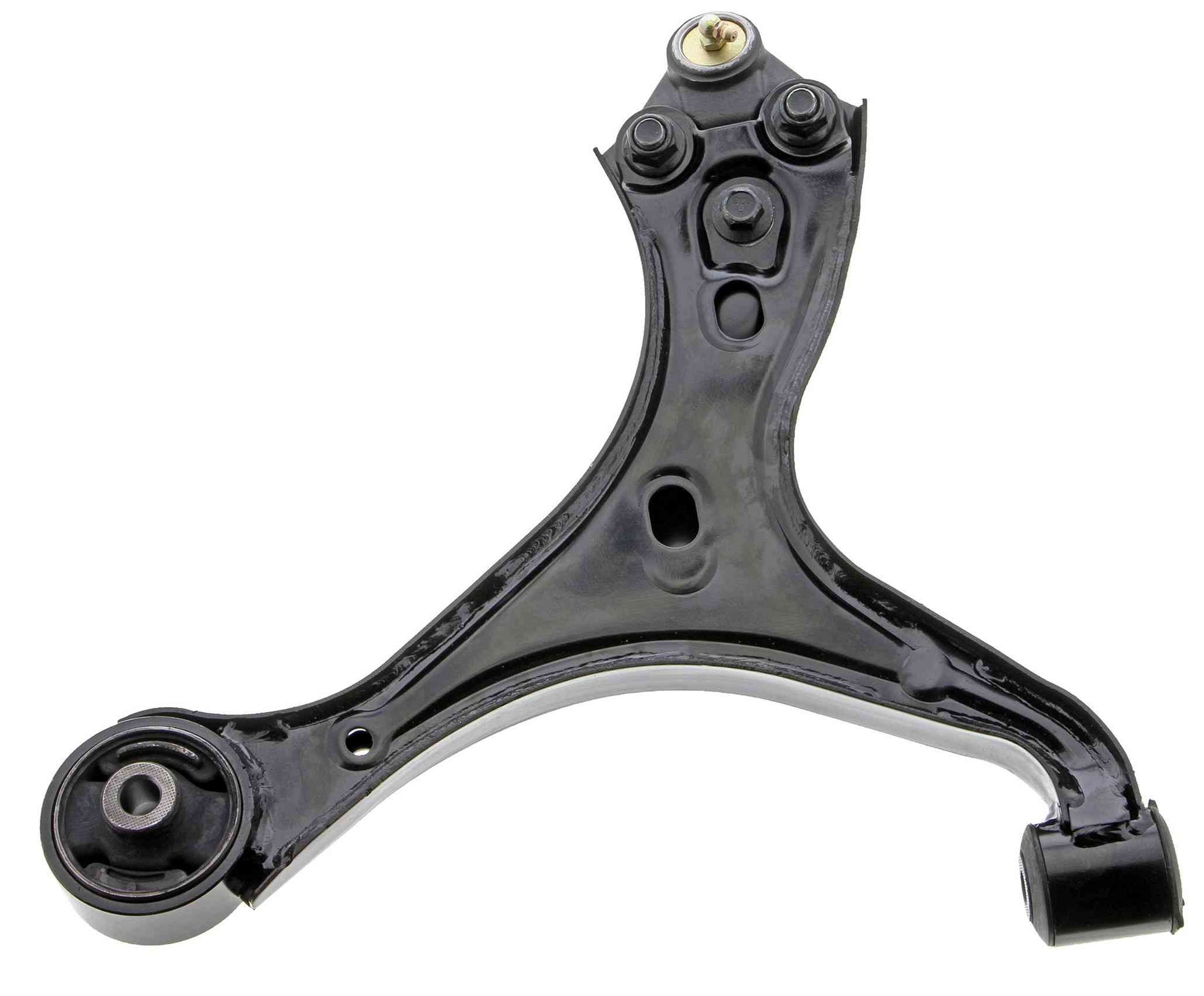 Back View of Front Left Suspension Control Arm and Ball Joint Assembly MEVOTECH CMS601207