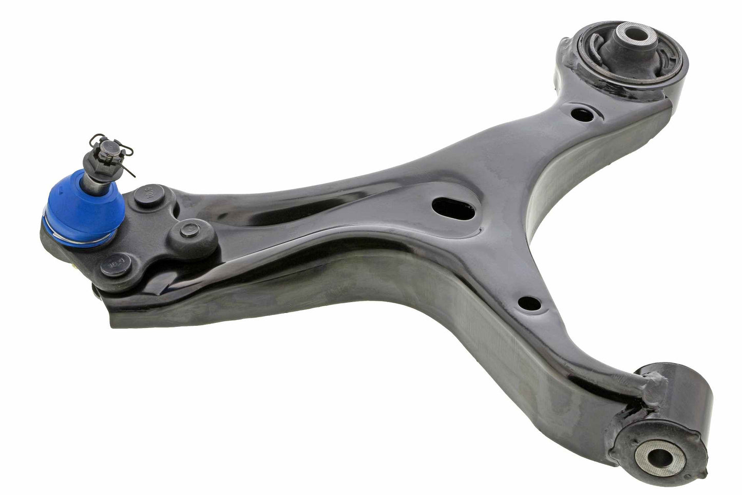 Side View of Front Left Suspension Control Arm and Ball Joint Assembly MEVOTECH CMS601207