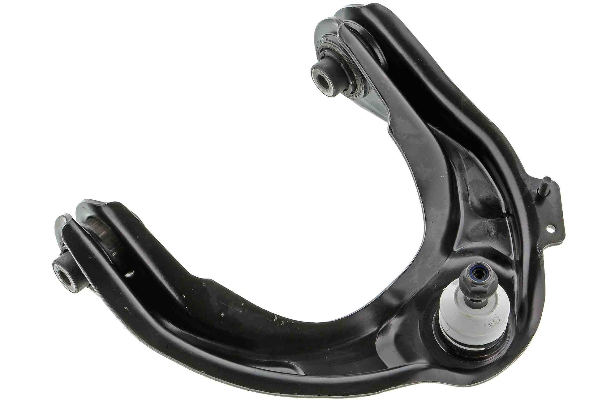 Front View of Front Upper Right Suspension Control Arm and Ball Joint Assembly MEVOTECH CMS601213