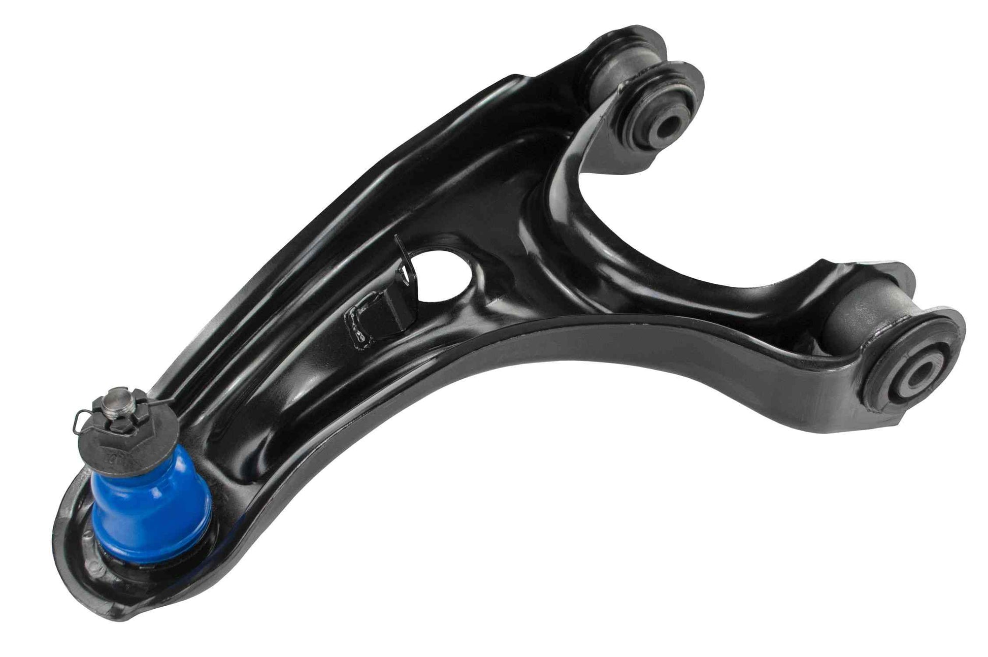 Front View of Rear Upper Right Suspension Control Arm and Ball Joint Assembly MEVOTECH CMS601232