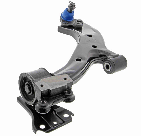 Angle View of Front Left Suspension Control Arm and Ball Joint Assembly MEVOTECH CMS601259