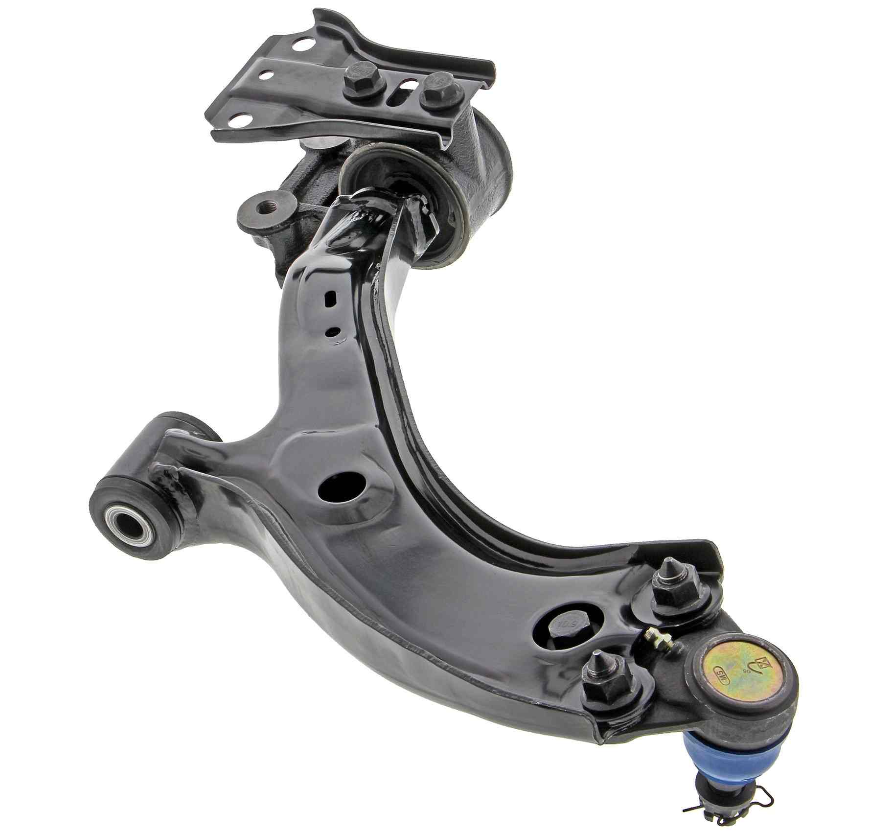 Back View of Front Right Suspension Control Arm and Ball Joint Assembly MEVOTECH CMS601260