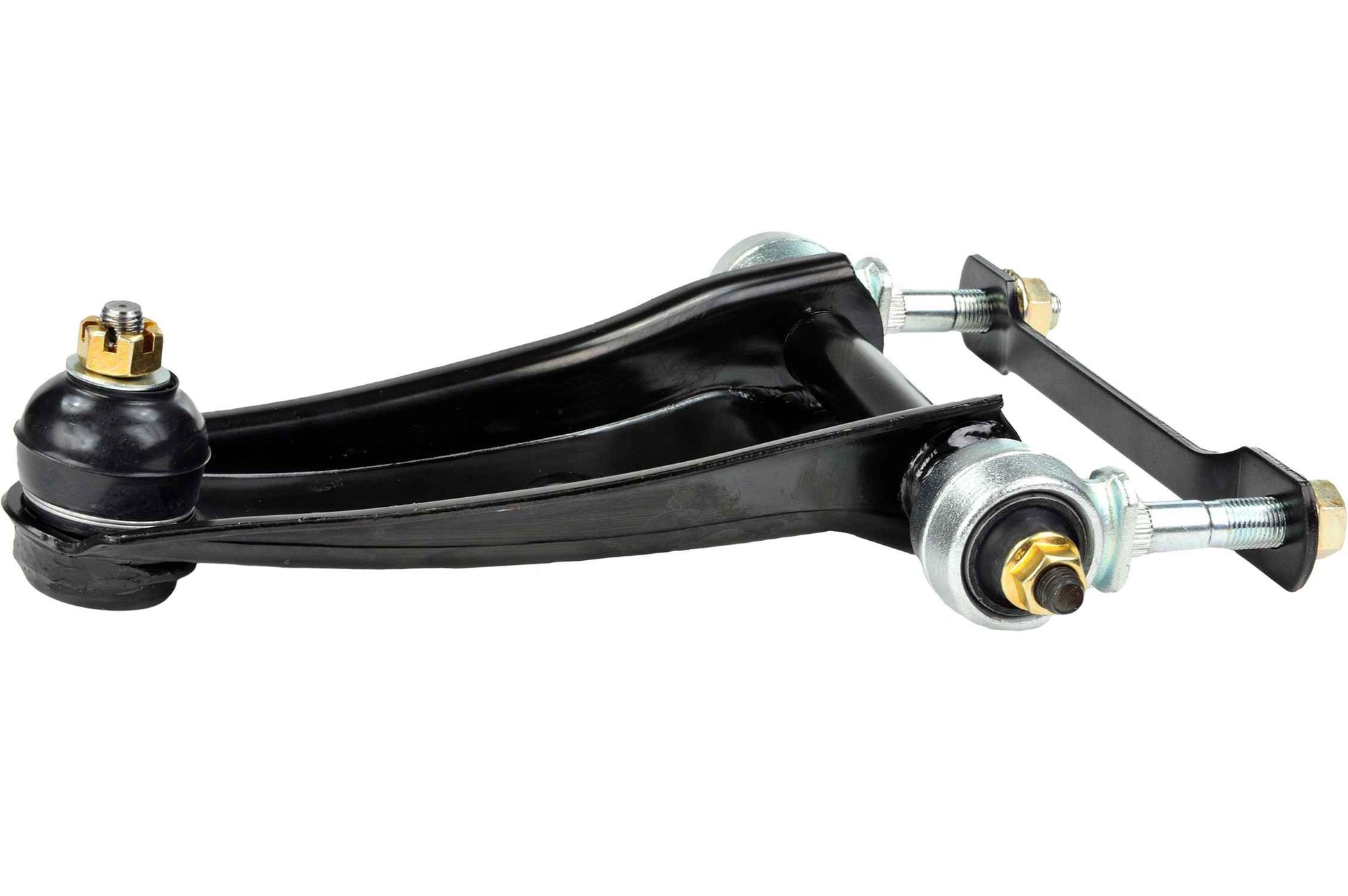 Side View of Front Upper Right Suspension Control Arm and Ball Joint Assembly MEVOTECH CMS60145