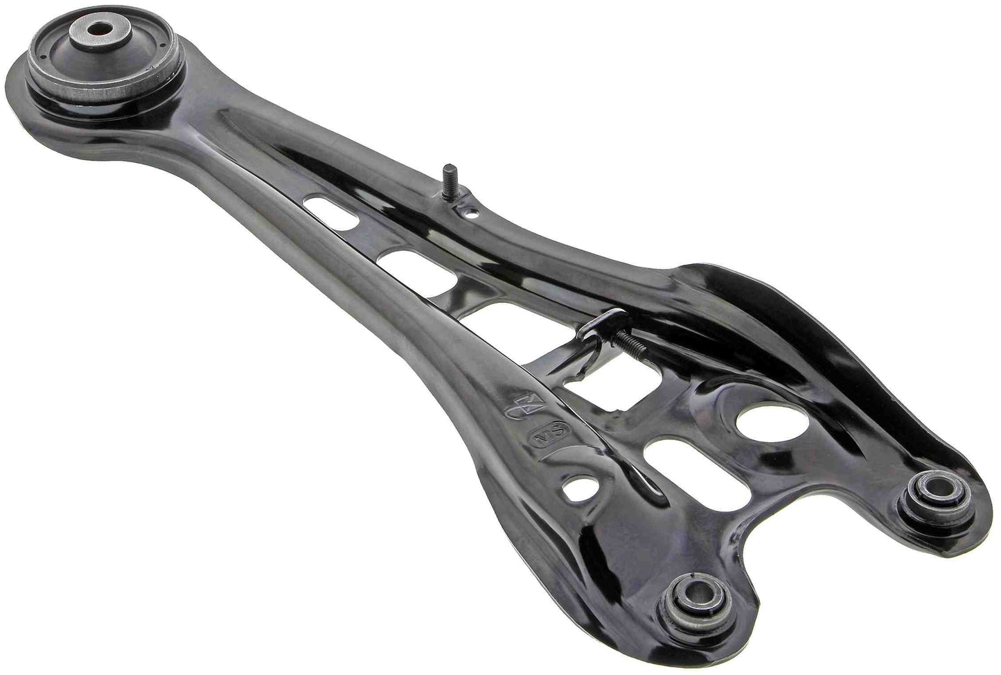 Front View of Rear Left Suspension Trailing Arm MEVOTECH CMS60177