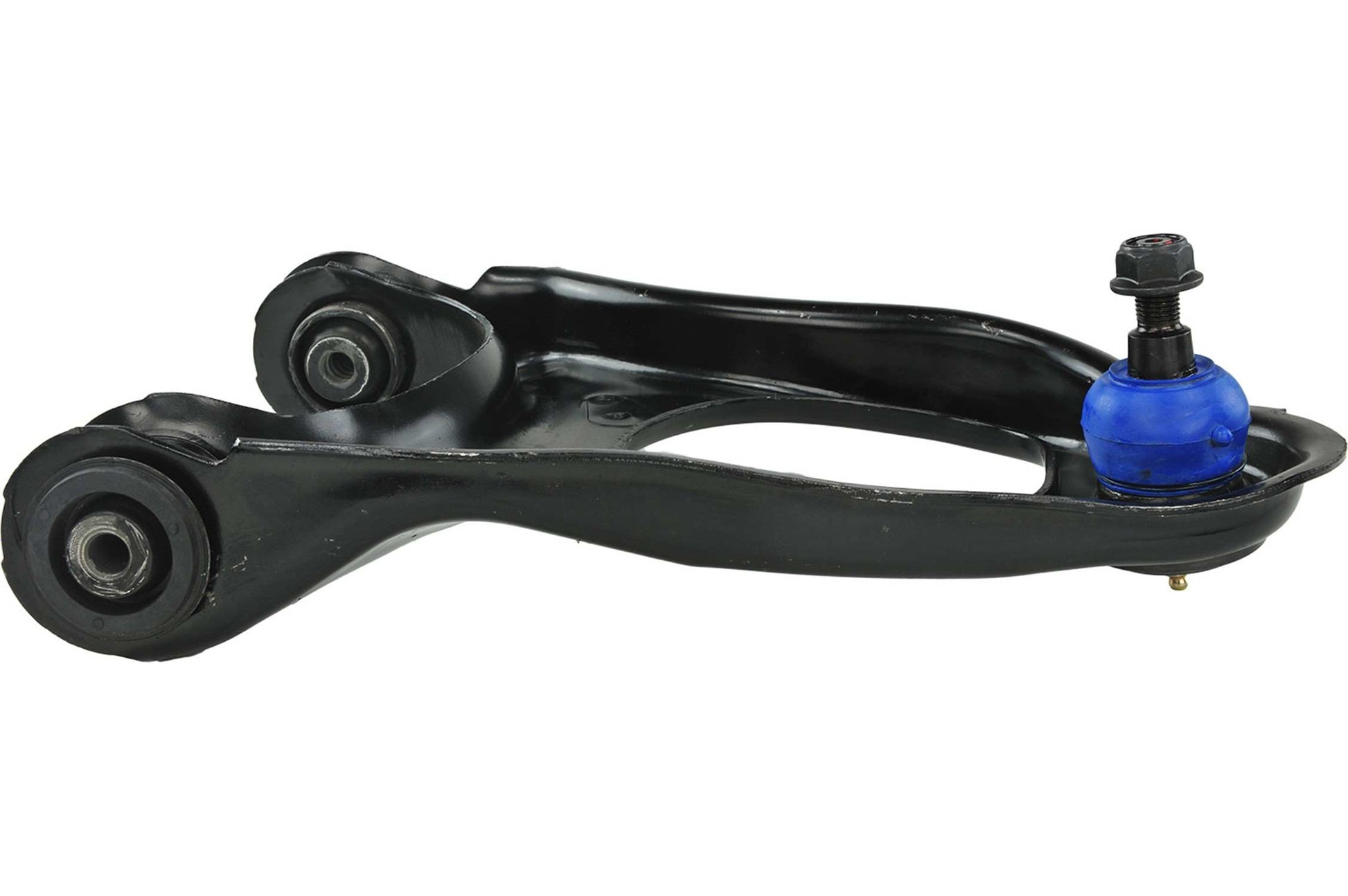 Side View of Rear Upper Left Suspension Control Arm and Ball Joint Assembly MEVOTECH CMS60180