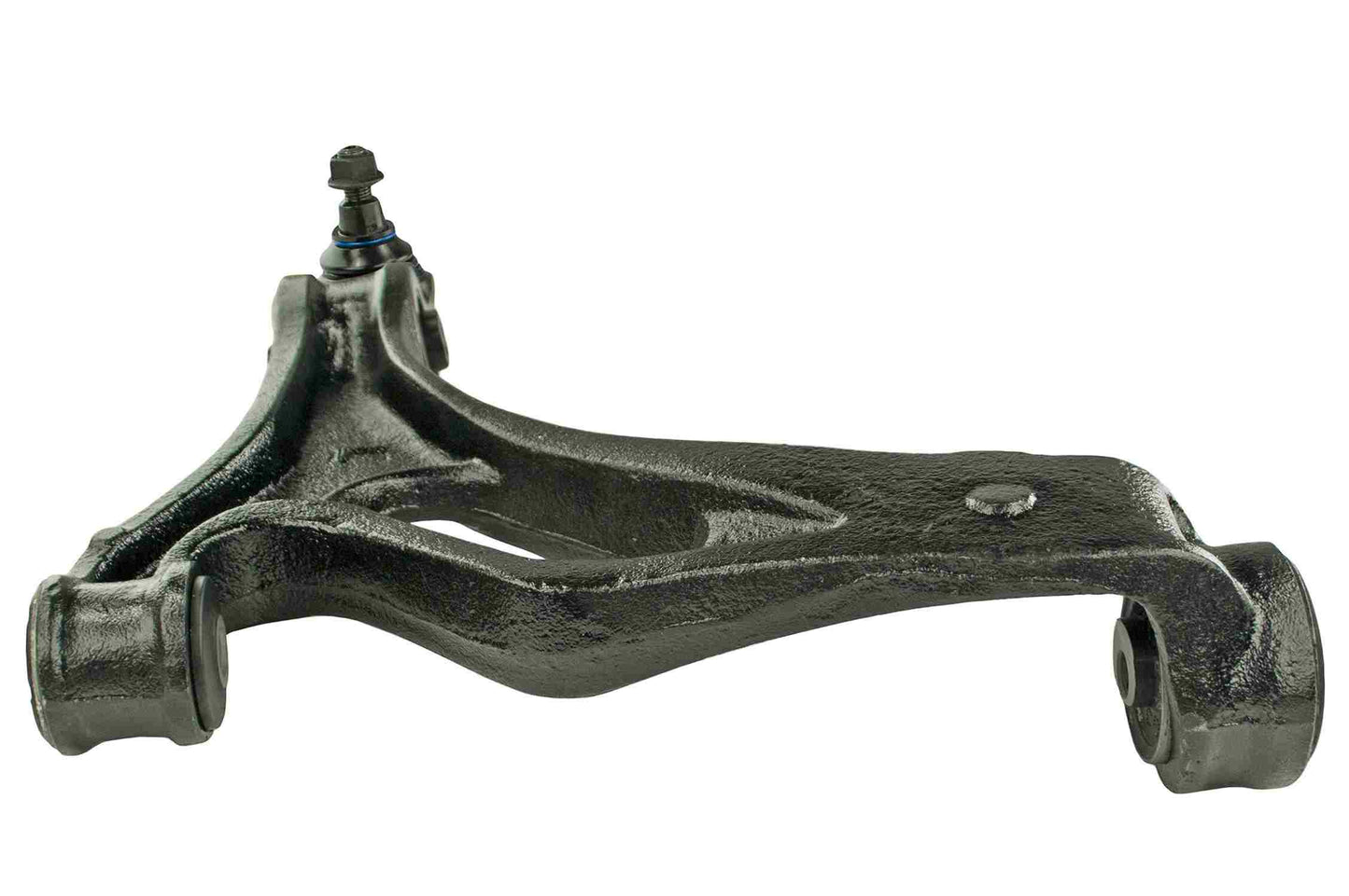 Angle View of Front Left Suspension Control Arm and Ball Joint Assembly MEVOTECH CMS70101