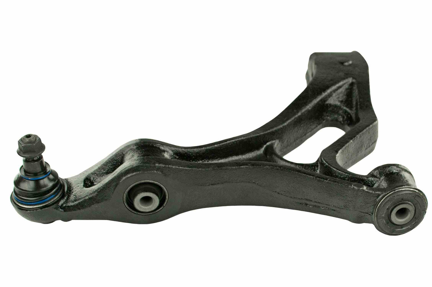 Side View of Front Left Suspension Control Arm and Ball Joint Assembly MEVOTECH CMS70101