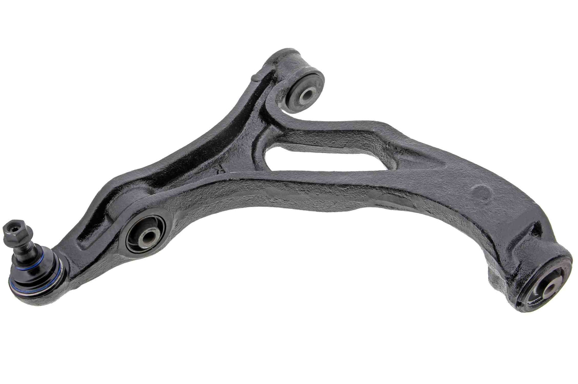 Front View of Front Right Suspension Control Arm and Ball Joint Assembly MEVOTECH CMS70102