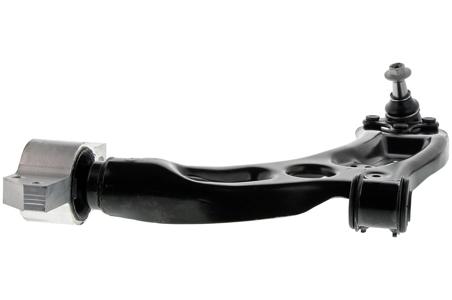 Angle View of Front Left Suspension Control Arm and Ball Joint Assembly MEVOTECH CMS701116