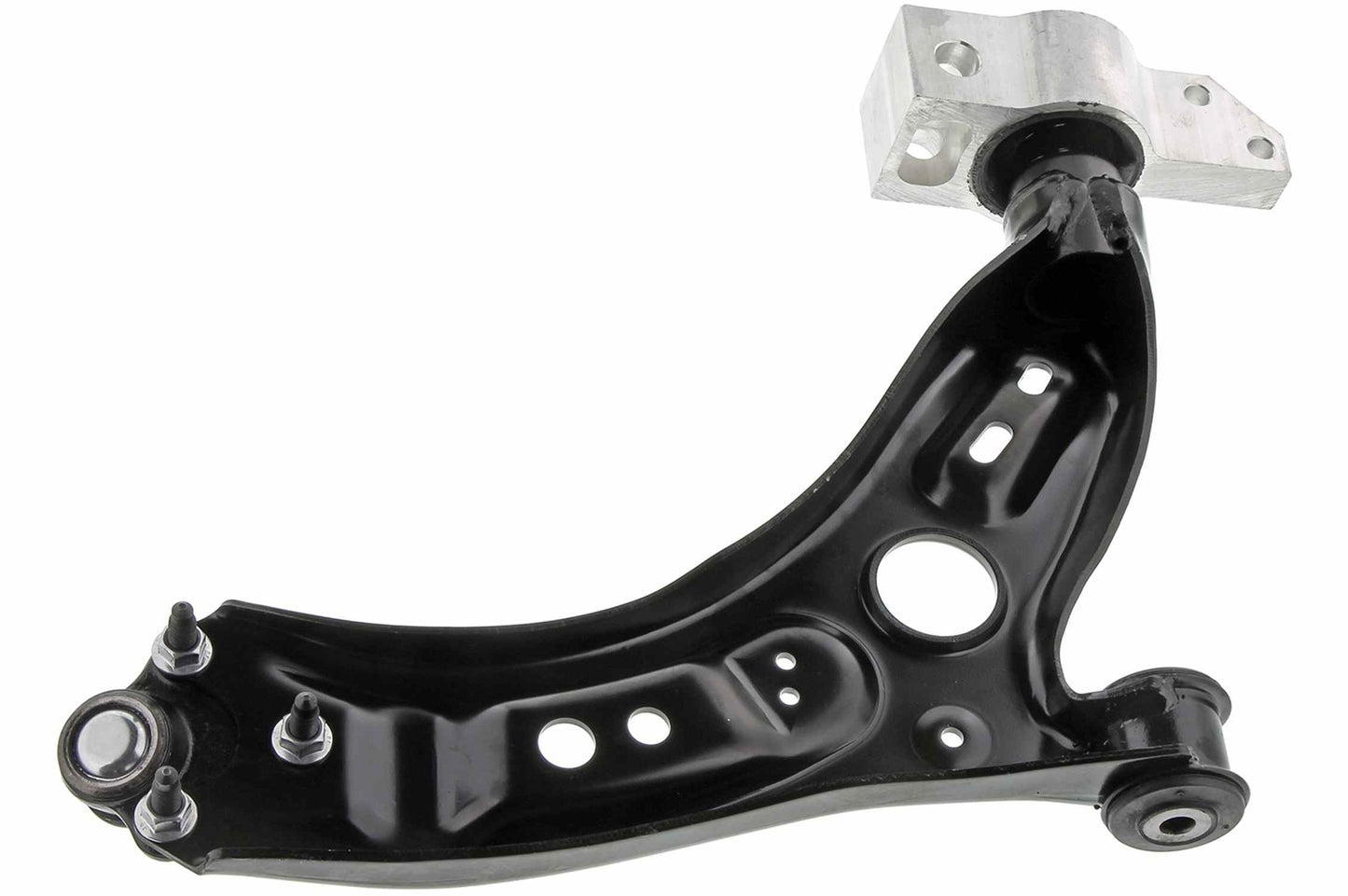 Back View of Front Left Suspension Control Arm and Ball Joint Assembly MEVOTECH CMS701116