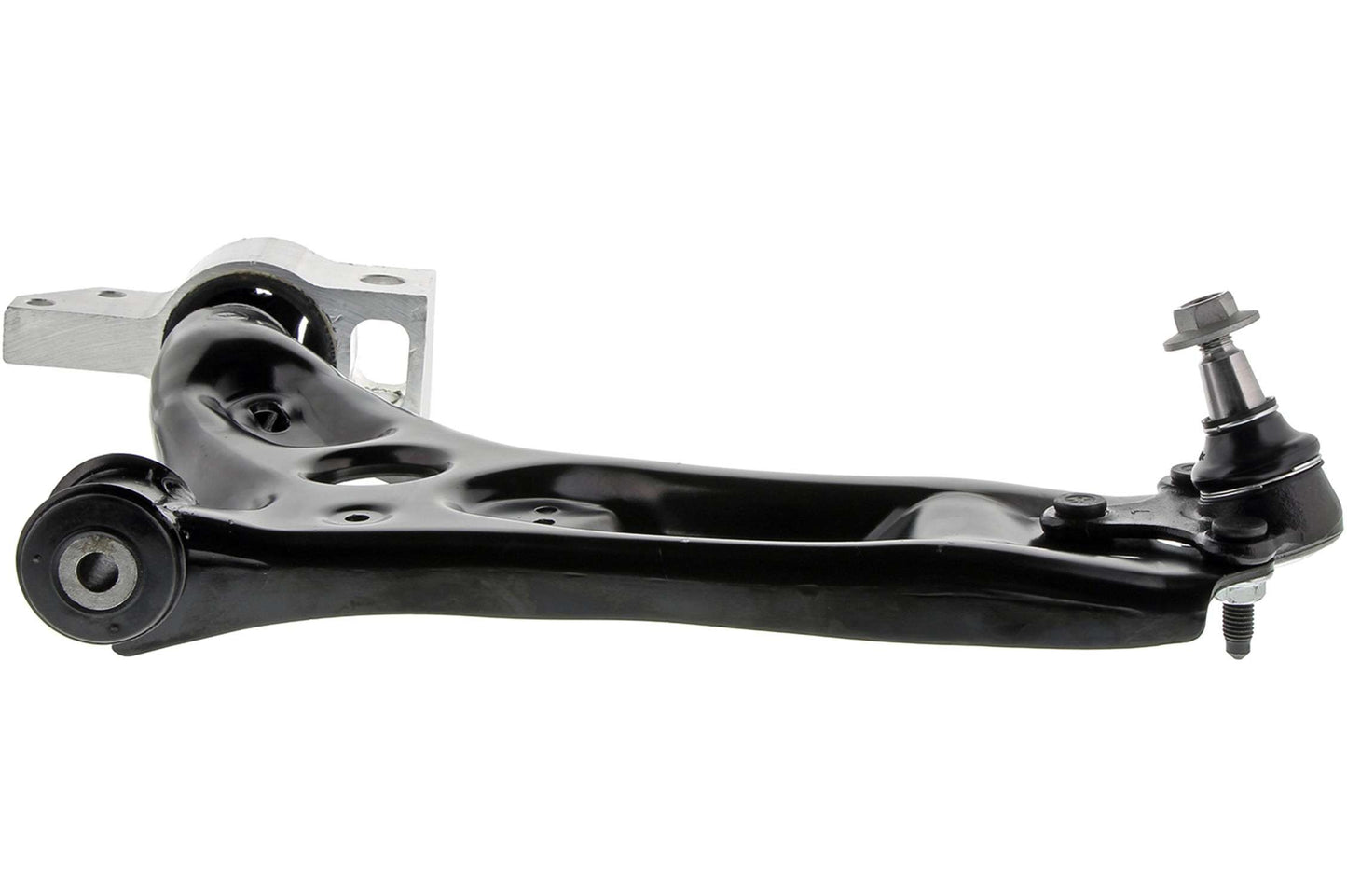 Side View of Front Left Suspension Control Arm and Ball Joint Assembly MEVOTECH CMS701116