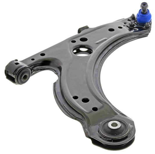 Angle View of Front Right Suspension Control Arm and Ball Joint Assembly MEVOTECH CMS701122